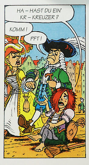 Der Landshuter Stadtcomic von Thomas Weyh und Werner Ebermeier behandelt auch das Schicksal des Waisenkindes Veronika Zerritsch.