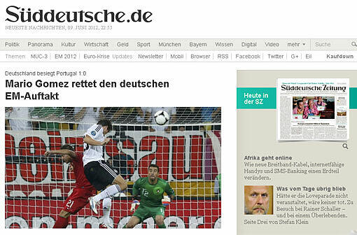 "Super-Super-Super-Mario!": Das schreibt die nationale und internationale Presse zum deutschen Sieg über Portugal.