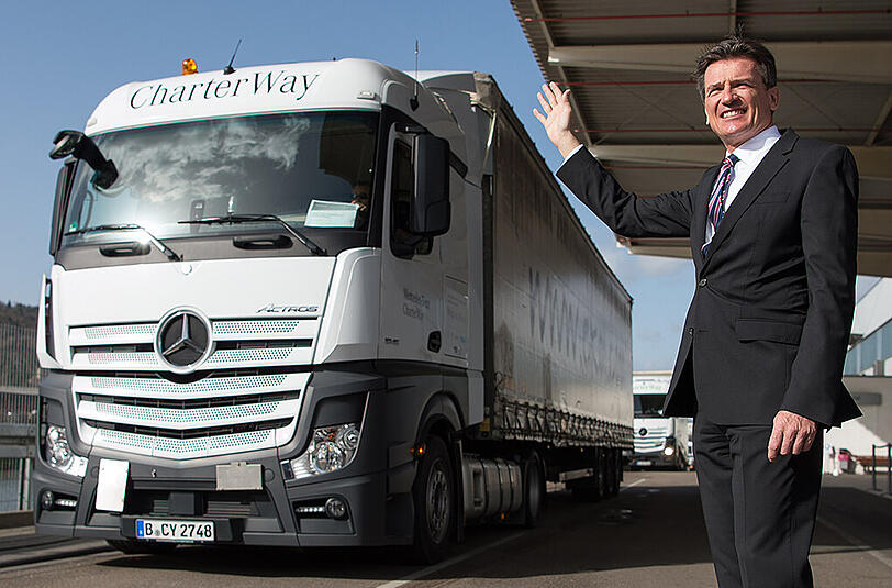 Der Nutzfahrzeugvorstand der Daimler AG, Wolfgang Bernhard.