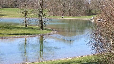 Der Ostpark-See. Hier könnte der Kulturstrand nächstes Jahr stattfinden.