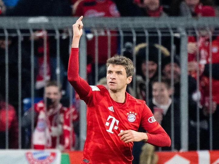 Fußball:Thomas Müller vom FC Bayern München. Foto: Matthias Balk/dpa