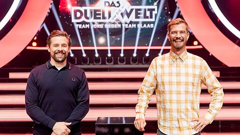 Klaas Heufer-Umlauf (l.) und Joko Winterscheidt in "Das Duell um die Welt".