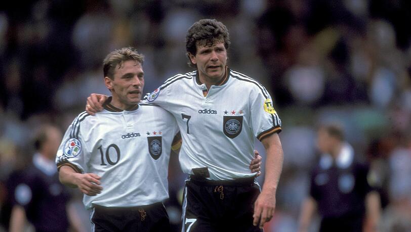 Andi Möller und Thomas Häßler. Andi Möller und Thomas Häßler.