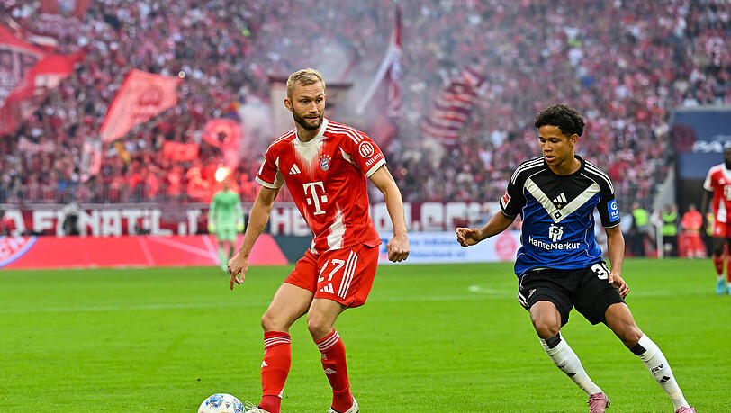 Zeigte gegen den Hamburger SV eine gute Leistung: Konrad Laimer.
