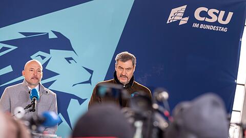 CSU-Chef S&ouml;der kann sich eine Beteiligung Deutschlands an der Absicherung eines Waffenstillstands in der Ukraine vorstellen.