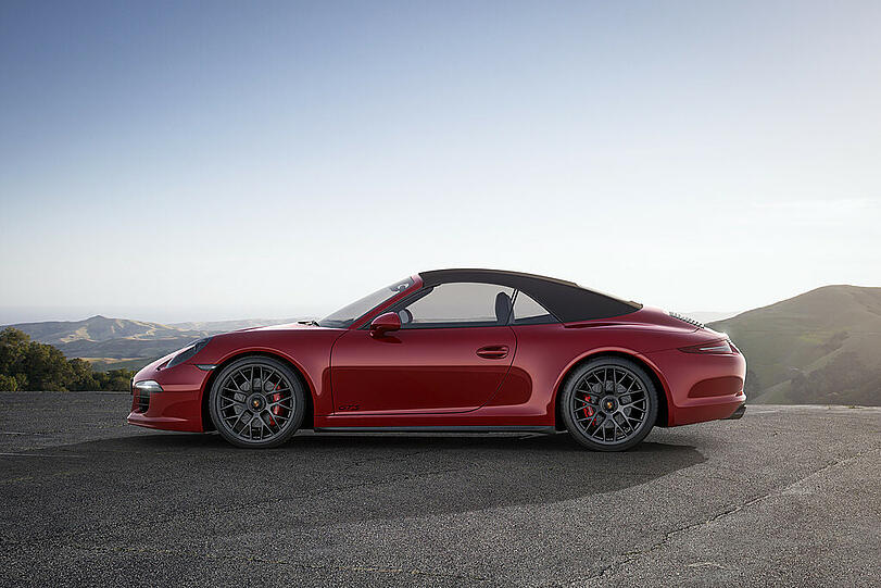 Neue Spitzenmodelle: Die Porsche 911 Carrera GTS sind als Coupé und Cabrio jeweils mit Heck- oder Allradantrieb zu haben.