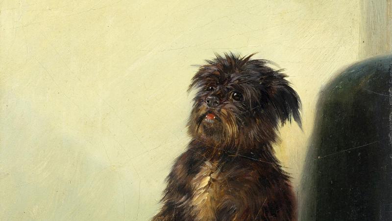 Die Reproduktion zeigt das Bild "Lieblingshund König Ludwigs I.", gemalt in München um 1850. Foto: Bastian Krack/Bayerisches Nationalmuseum/dpa Die Reproduktion zeigt das Bild "Lieblingshund König Ludwigs I.", gemalt in München um 1850. Foto: Bastian Krack/Bayerisches Nationalmuseum/dpa