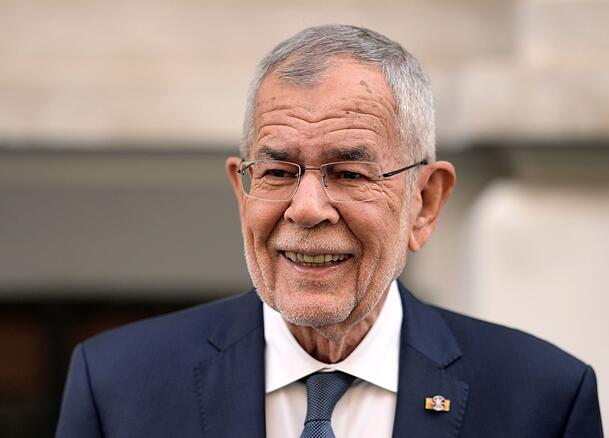 Der österreichische Bundespräsident Alexander Van der Bellen. Der österreichische Bundespräsident Alexander Van der Bellen.