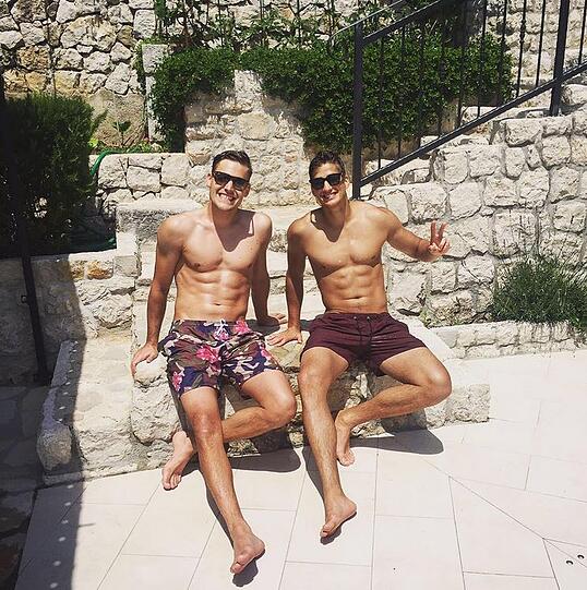 Torhüter Vitus Eicher verbrachte seinen Urlaub in Makarska/Kroatien.
