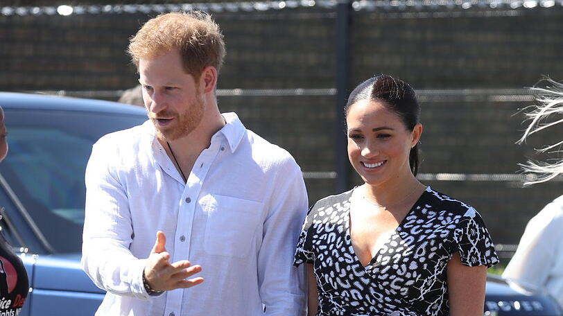 Prinz Harry und Herzogin Meghan bei ihrem ersten offiziellen Termin im Nyanga Township in Kapstadt