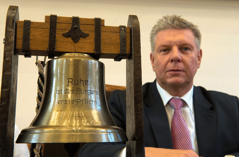 Steigt auf die Kanzel, bleibt aber auf dem Teppich: Dieter Reiter.