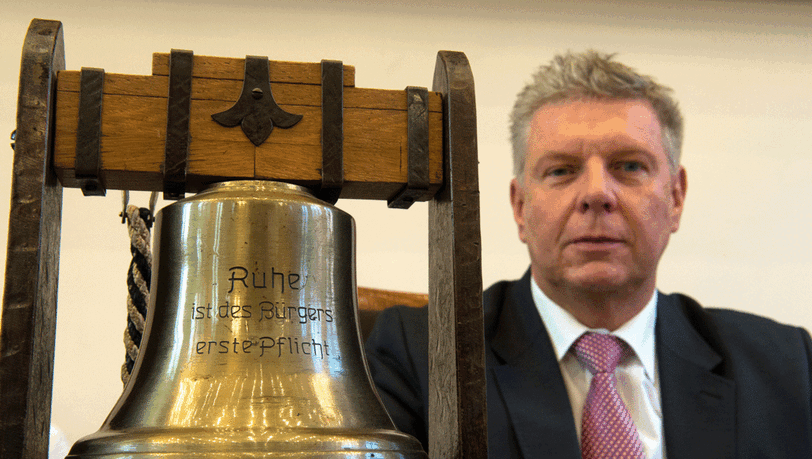 Steigt auf die Kanzel, bleibt aber auf dem Teppich: Dieter Reiter. Steigt auf die Kanzel, bleibt aber auf dem Teppich: Dieter Reiter.