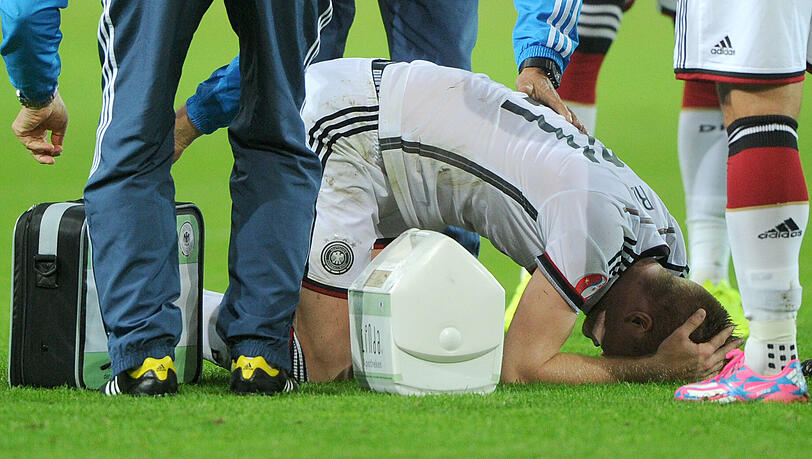 Die Bilder der Verletzung von Marco Reus. Die Bilder der Verletzung von Marco Reus.