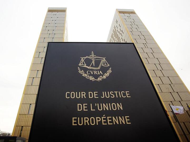 Die beiden Türme des Europäischen Gerichtshofs (EuGH) in Luxemburg.
