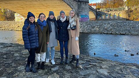 Das Team von Weihnachten auf der Straße: Tamara Ehm, Susanne Mesan, Anne Lohri, Michelle Maurer und Isabelle Joswig.