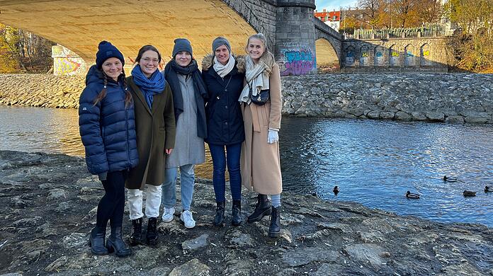 Das Team von Weihnachten auf der Straße: Tamara Ehm, Susanne Mesan, Anne Lohri, Michelle Maurer und Isabelle Joswig.