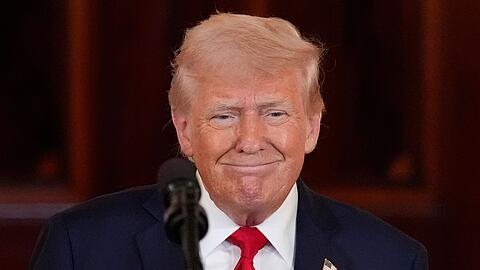Trump fordert von der Fed Zinssenkungen - bislang vergeblich. (Archivbild)