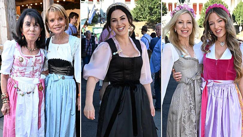 Bei der Damen-Wiesn von Mercedes-Benz tummelten sich einige Promi-Frauen. Bei der Damen-Wiesn von Mercedes-Benz tummelten sich einige Promi-Frauen.