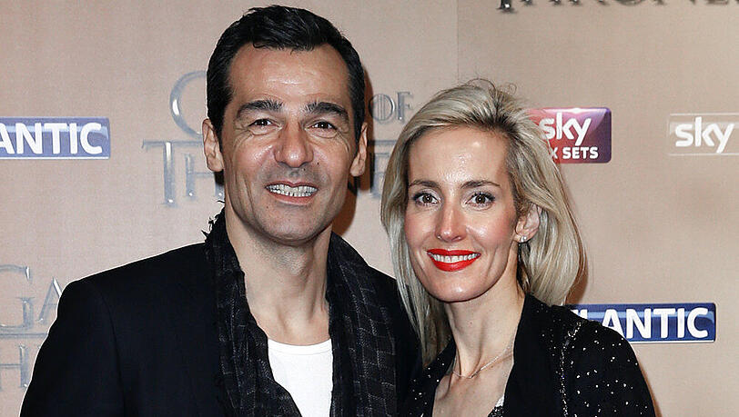 Erol Sander und seine Frau Caroline auf der Premiere von "Game of Thrones" im Tower von London