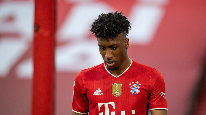 Kingsley Coman war nach der Pokal-Pleite sichtlich bedient.