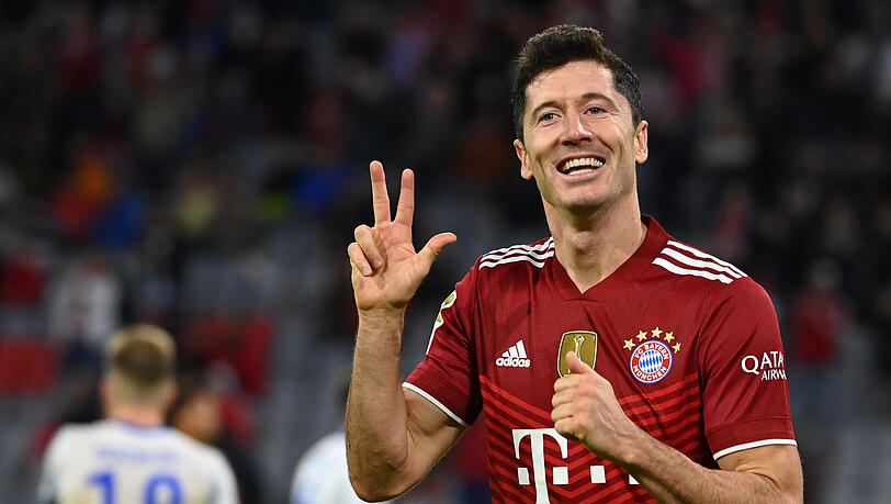 Vertrag bis 2023 beim FC Bayern: Robert Lewandowski.