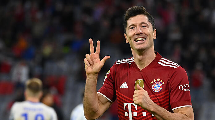 Vertrag bis 2023 beim FC Bayern: Robert Lewandowski.