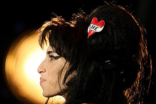 Mit Diva-Frisur: Stil-Ikone Amy Winehouse.