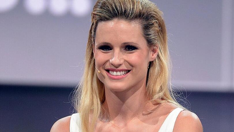 Michelle Hunziker machte bei ihrem "Wetten, dass..?"-Auftritt am Samstag eine gute Figur Michelle Hunziker machte bei ihrem "Wetten, dass..?"-Auftritt am Samstag eine gute Figur