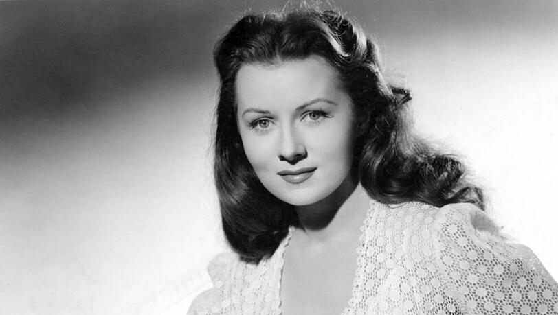 Schauspielerin Rhonda Fleming spielte in über 40 Filmen mit Schauspielerin Rhonda Fleming spielte in über 40 Filmen mit