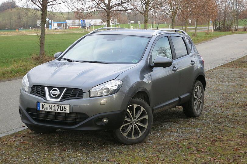 Nicht gerade ein optischer Aufreger, aber in sich so stimmig gezeichnet wie das ganze Auto ausgefallen ist: Der Nissan Qashqai 1,6 dCi.