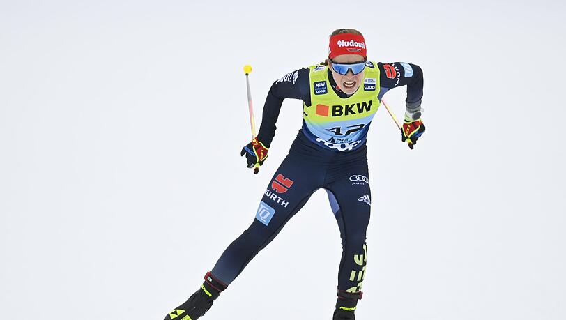 Schaffte einen Top-Ten-Rank bei der Tour de Ski: Katharina Hennig.