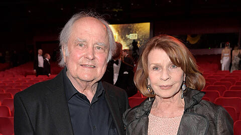 Filmregisseur Michael Verhoeven (†) und seine Frau, Schauspielerin Senta Berger, im Jahr 2023.