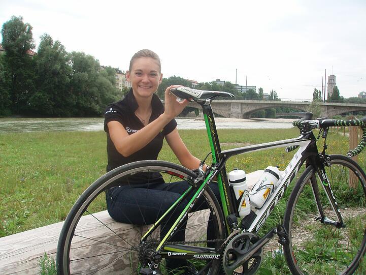 Münchens Radstar Claudia Häusler.