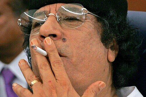 Libyens Staatschef Muammar al-Gaddafi