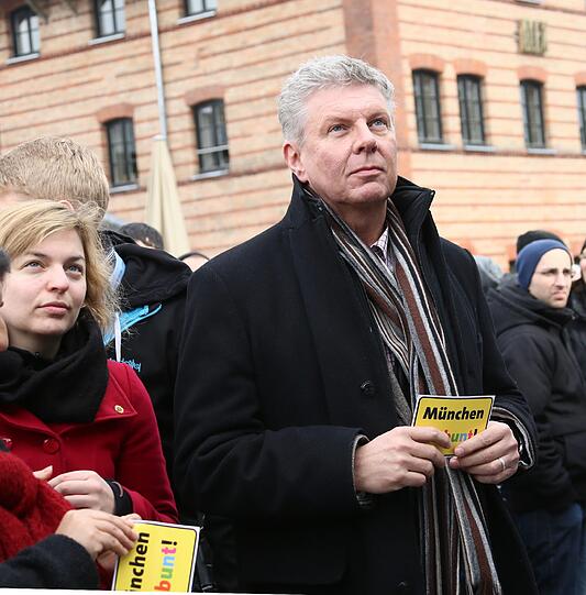 "München ist bunt": Die Münchner Stadtvorsitzende der Grünen Katharina Schulze mit Dieter Reiter (SPD).
