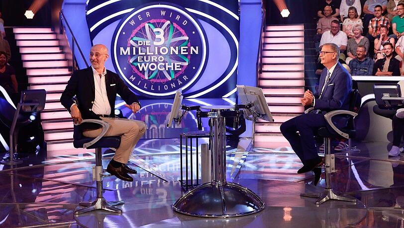 Der Münchner Sandro Bund stellt sich bei "Wer wird Millionär" den Fragen von Günther Jauch.