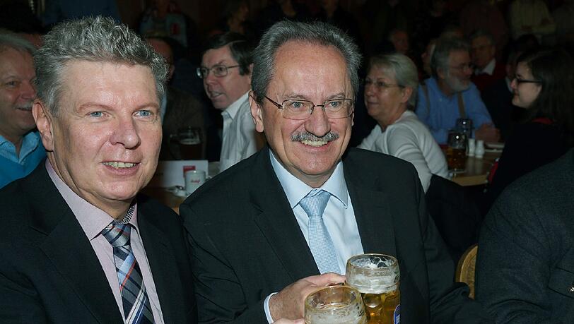 OB Christian Ude und sein Wunschnachfolgr Dieter Reiter beim Dreikönigstreffen der Münchner SPD. OB Christian Ude und sein Wunschnachfolgr Dieter Reiter beim Dreikönigstreffen der Münchner SPD.