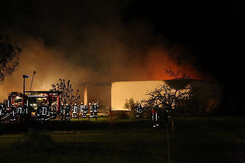 Bilder vom Großbrand in Engelsberg.