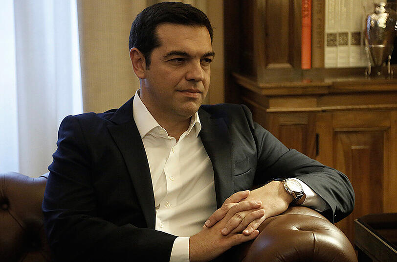 Der Vorsitzender der Syriza-Partei, Alexis Tsipras.