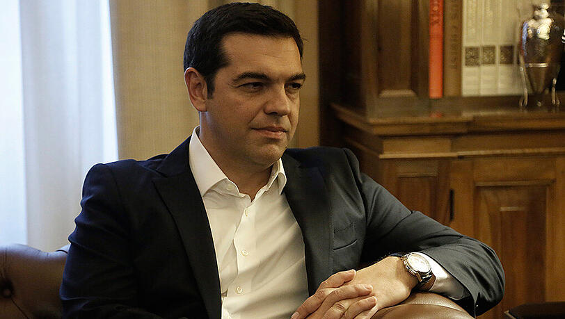 Der Vorsitzender der Syriza-Partei, Alexis Tsipras. Der Vorsitzender der Syriza-Partei, Alexis Tsipras.