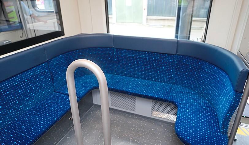 Im Rund sitzen? Geht in den neuen Bahnen.