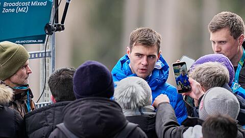 Wladyslaw Heraskewytsch sprach nach dem Training mit Journalisten.