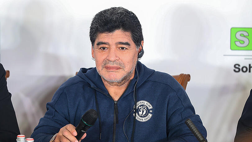 Diego Maradona befindet sich derzeit im Krankenhaus
