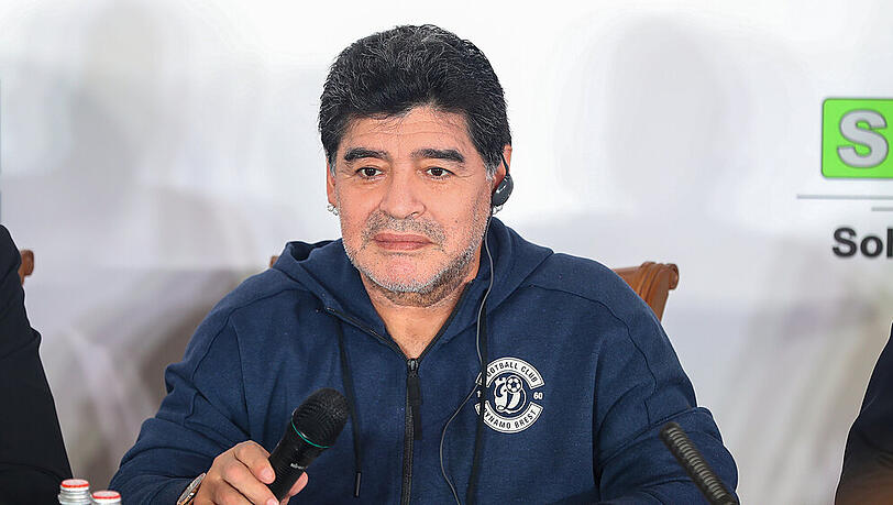 Diego Maradona befindet sich derzeit im Krankenhaus Diego Maradona befindet sich derzeit im Krankenhaus