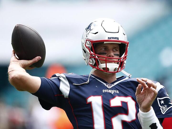 Quarterback Tom Brady ist der Star der New England Patriots.