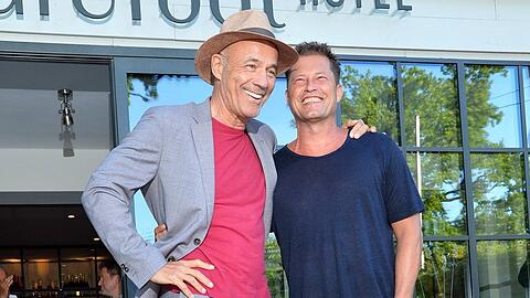 Heiner Lauterbach und Til Schweiger sind gut befreundet.