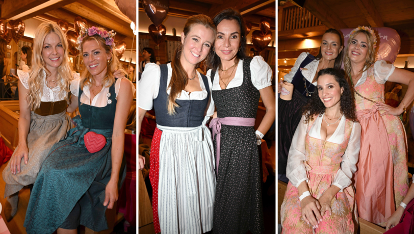 Promi-Ladys auf der Madlwiesn: Die vielfältigen Dirndl-Looks konnten sich sehen lassen. Promi-Ladys auf der Madlwiesn: Die vielfältigen Dirndl-Looks konnten sich sehen lassen.