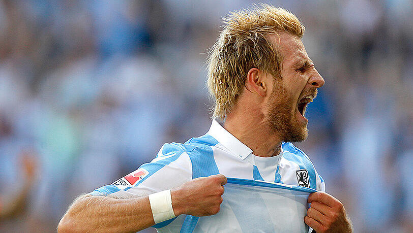 Schoss die Löwen zum Sieg gegen Ex-Klub Bielefeld: Rückkehrer Stefan Aigner. Schoss die Löwen zum Sieg gegen Ex-Klub Bielefeld: Rückkehrer Stefan Aigner.