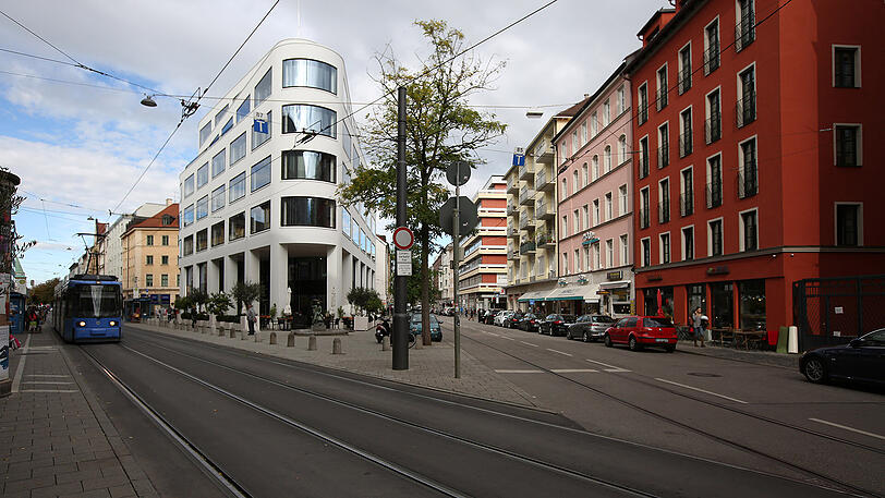 Von wegen runtergekommen: Moderne Architektur an der Dachauer Straße.