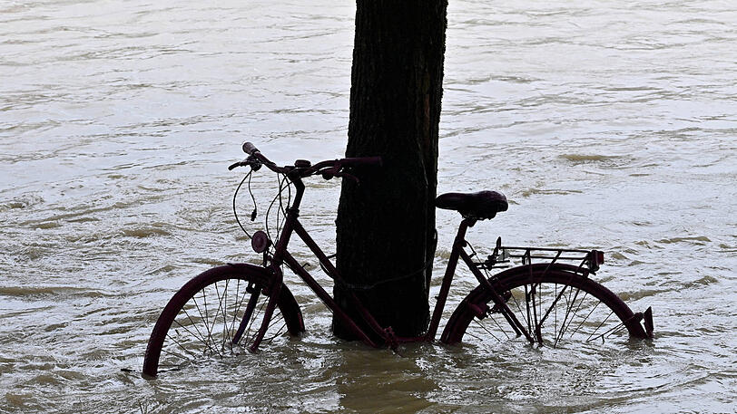 Aktuelle Hochwasser-Bilder von der Isar in München.